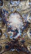 Giovanni Battista Gaulli Called Baccicio The Worship of the Holy Name of Jesus, with Gianlorenzo Bernini, on the ceiling of the nave of the Church of the Jesus in Rome.